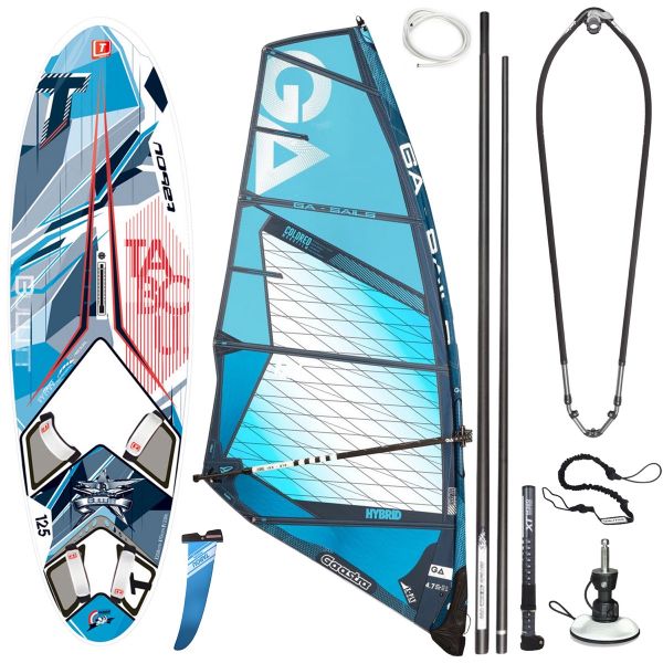 Tabou Bullit + Gaastra Hybrid rig - komplet windsurfer