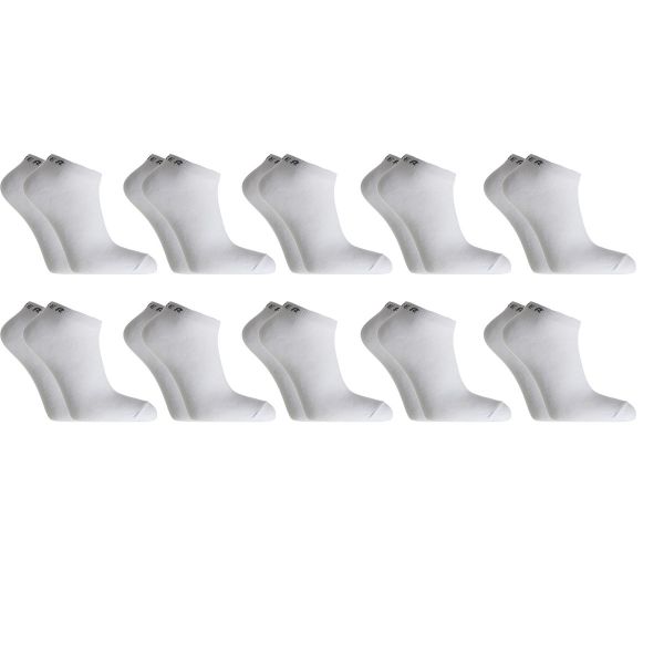 10 par ankelsokker - hvide