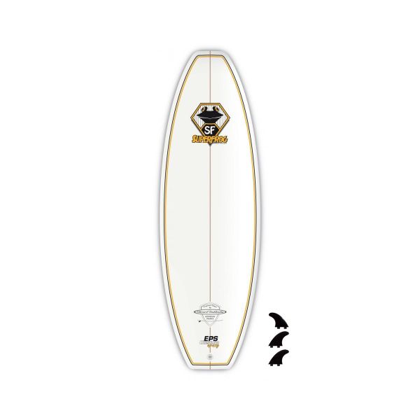 Udstillingsmodel - Superfrog 5'4 Noseless Surfboard - KUN 1 STK.