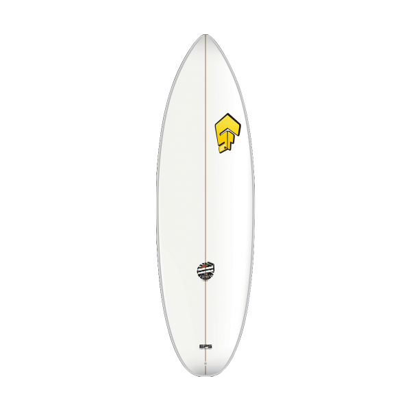Udstillingsmodel - Superfrog 6'4'' Carrot Cake Surfboard - KUN 1 STK.