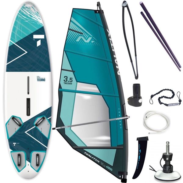 Tahe Techno + Nautix X-move rig - komplet windsurfer