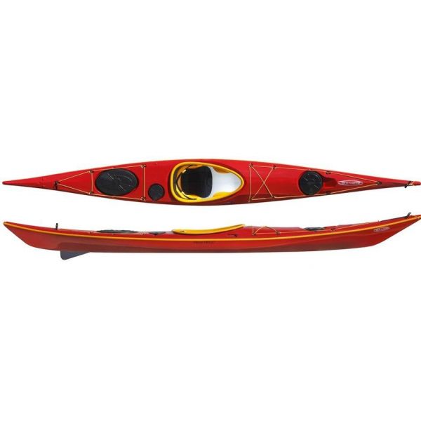 Tahe Marine Reval Mini LC Sea kayak with fin 